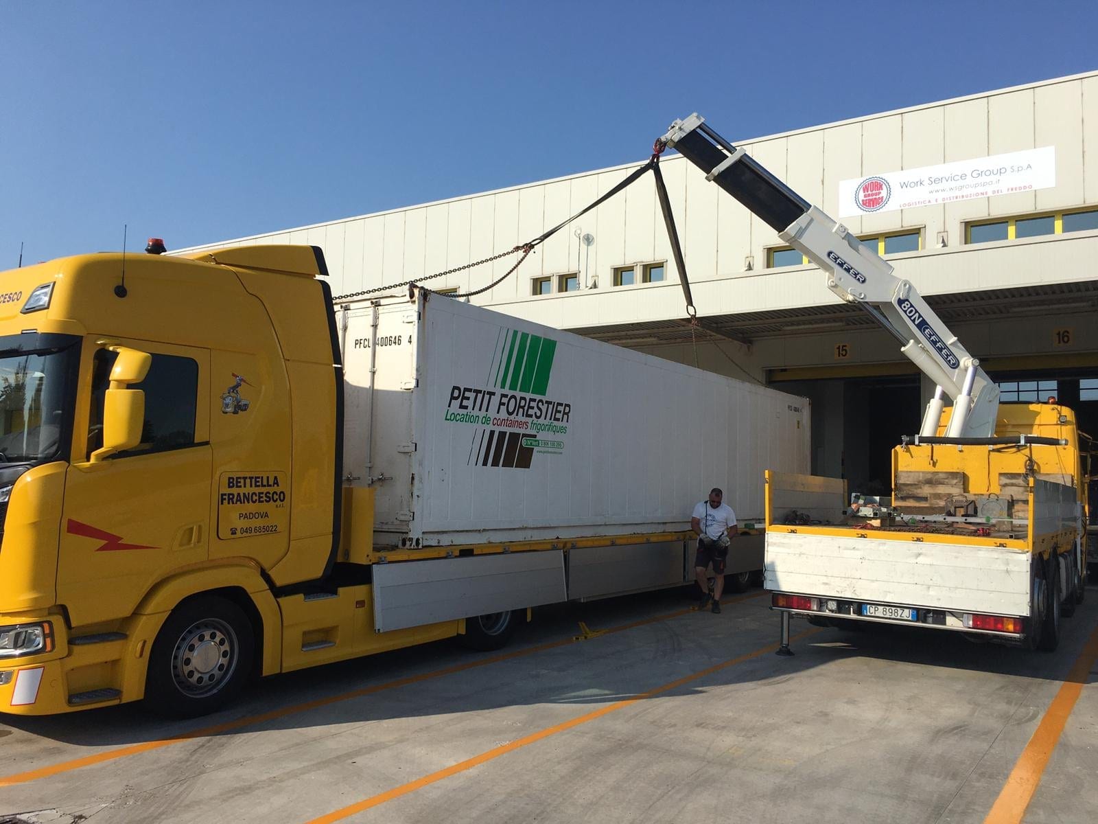 trasporto container trentino alto adige